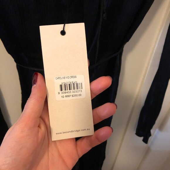 Bec + Bridge Caroline dress - Black, NWT - Picture 4 of 6